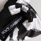 Black White DG Logo Silk 1 Pair Wristband