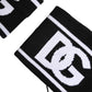 Black White DG Logo Cotton 1 Pair One Wristband