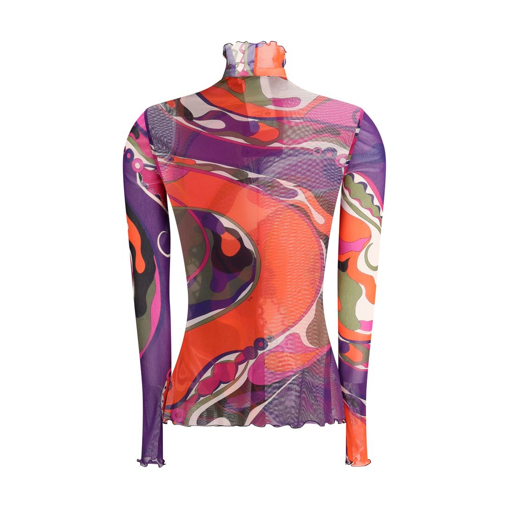 Multicolor Polyamide Pattern Shirt