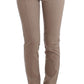 Beige Dress Skinny Slim Straight Chinos Pants
