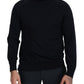 Black Wool Crewneck Pullover Sweatshirt Sweater