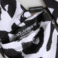 Black White DG Logo Elbow Length Mitten Gloves