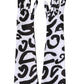 Black White DG Logo Elbow Length Mitten Gloves