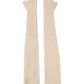 Beige Wool Fingerless Elbow Length Women Gloves