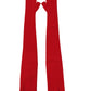 Red Wool Knitted Fingerless Elbow One Length Gloves