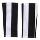 Black White Nylon Fingerless Wrist Length Gloves