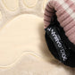 Brown Acrylic Knitted Fur Wrist Mitten Gloves