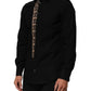 Black DG Cotton Collared MARTINI Dress Shirt