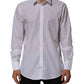White Cotton Collared Men MARTINI Dress Shirt