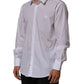 White Cotton Collared Men MARTINI Dress Shirt