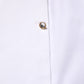 White Cotton Collared Bib GOLD Dress Shirt
