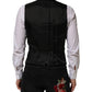 Black Wool Dress Formal Men Waistcoat Vest