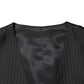Black Wool Men Dress Formal Waistcoat Vest