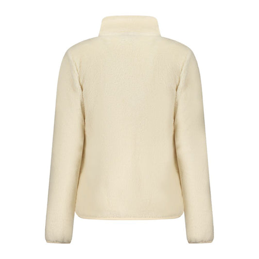 White Polyester Women Sweater
