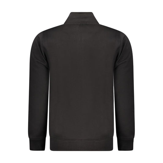 Black Cotton Men's Sweatshirt