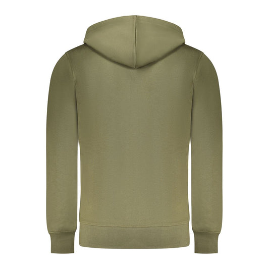 Green Cotton Men Sweater