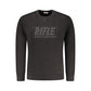 Black Cotton Men Sweater