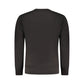 Black Cotton Men Sweater