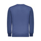 Blue Cotton Men Sweater