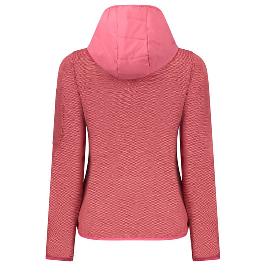 Pink Polyester Women Jacket