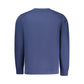Blue Cotton Men Sweater