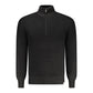 Black Nylon Men Sweater