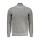 Gray Nylon Men Sweater