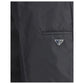 Black Recycled Polyamide Bermuda Shorts