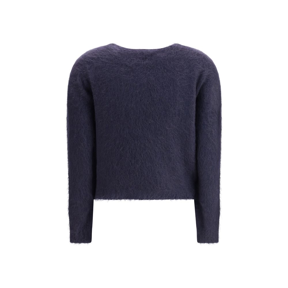 Blue Polyamide Sweatshirt