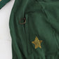 Green Mock Zip Cardigan Sweatshirt Sweater Jacket