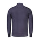 Blue Viscose Men's Sweater