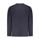 Blue Cotton Men Sweater
