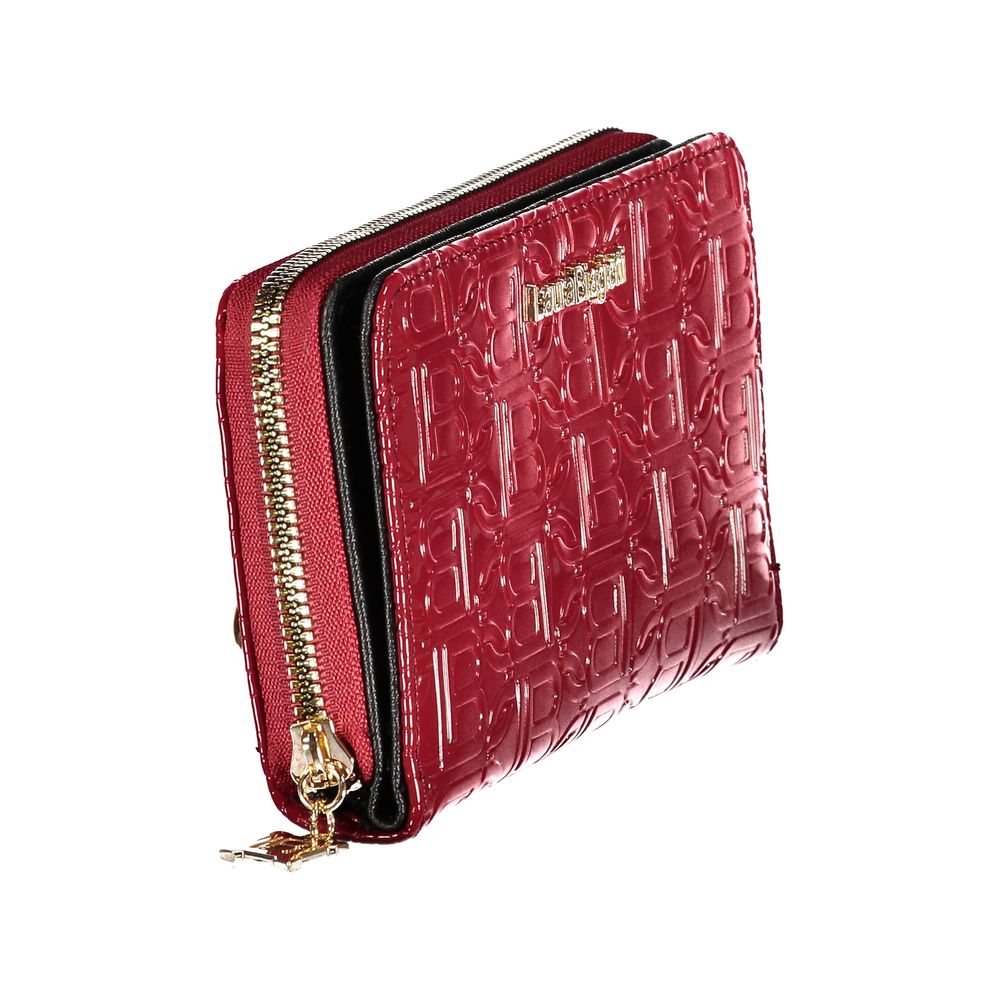 Rosso Poliuretano Women Wallet