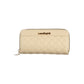 Beige Polyethylene Women Wallet