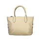 Beige PVC Women Handbag