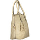 Beige PVC Women Handbag