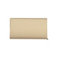 Beige Polyurethane Women Wallet