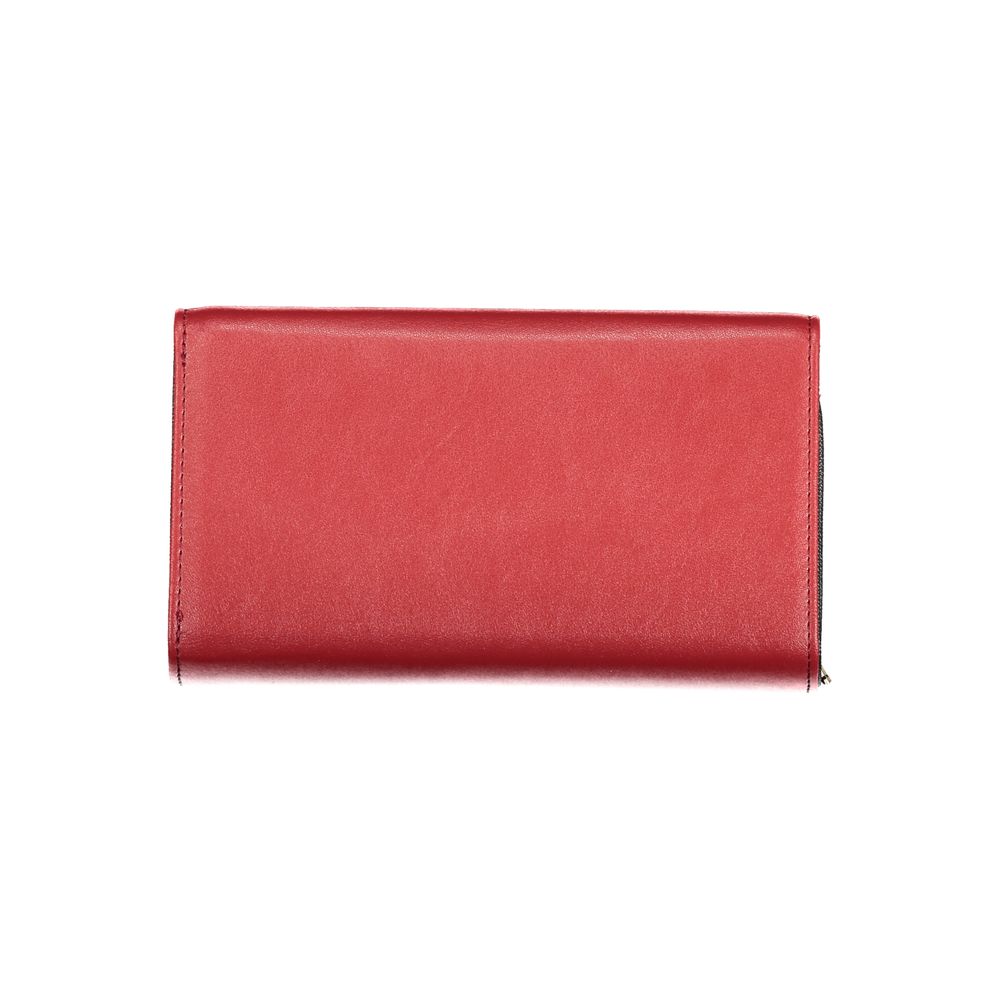 Rosso Polyurethane Women Wallet