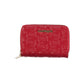 Red Polyurethane Women Wallet