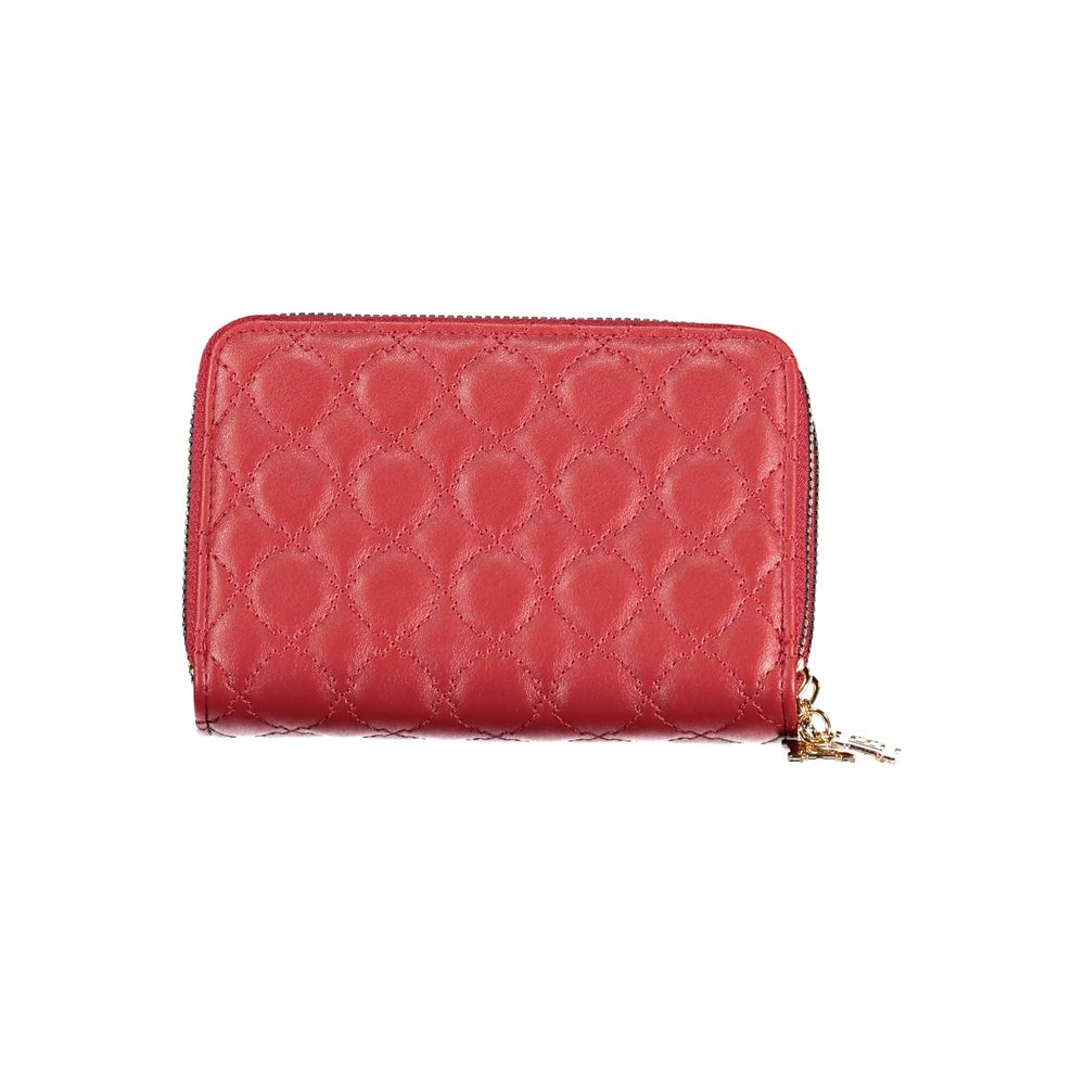 Red Polyethylene Women Wallet