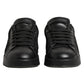 Black Floral Lace Low Top Sneakers Shoes