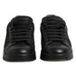 Black Floral Lace Low Top Sneaker Shoes