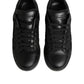 Black Floral Lace Low Top Sneaker Shoes