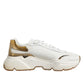 White Gold Daymaster Low Top Sneakers Shoes