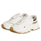 White Gold Daymaster Low Top Sneakers Shoes