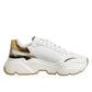 White Gold Daymaster Low Top Sneakers Shoes