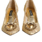 Gold Taormina Lace DEVOTION Pumps  Shoes