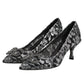 Silver Lace DG Amore Heels Pumps Shoes