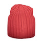 Red Polyester Men Cap
