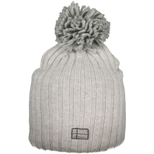 Gray Acrylic Women's Hat